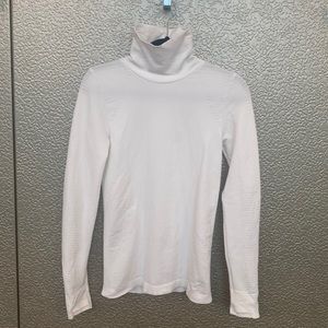 Athleta Seamless Turtleneck ~ White ~ Sz S